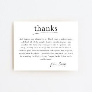 It takes Grit Graduation Insert Cards