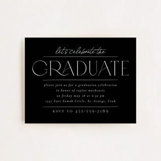 Mod Grad Graduation Insert Cards