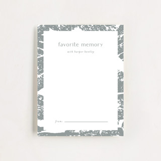 Brushed Frame Graduation Insert Cards