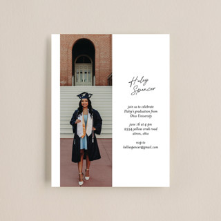 vertical class Graduation Insert Cards