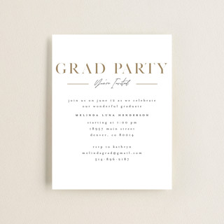 Classical Graduation Insert Cards