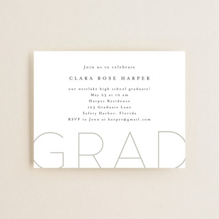 lettered Graduation Insert Cards