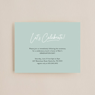 Mod Film Graduation Insert Cards