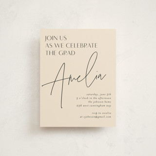 Signed Grad Name Graduation Insert Cards