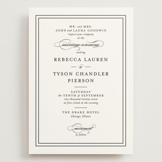 Eloquence Grand Wedding Invitations
