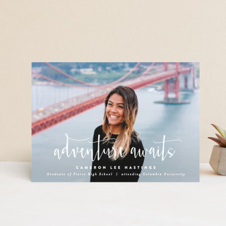 Adventure Awaits! Petite Graduation Announcements