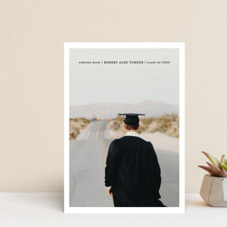 Silent Petite Graduation Announcements