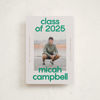 School Color Duo Petite Graduation Announcements