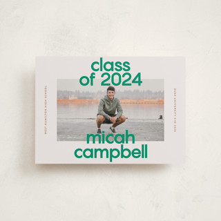 School Color Duo Petite Graduation Announcements