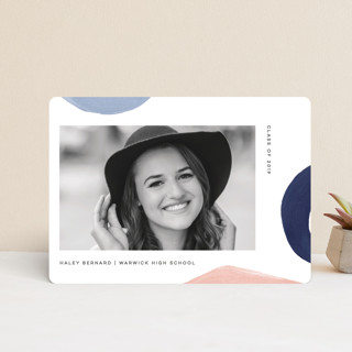 Modern Abstracts Petite Graduation Announcements