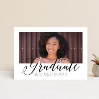 Tri-ed and true Petite Graduation Announcements