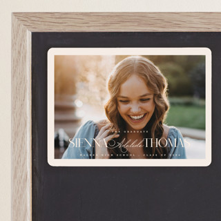 Vintage Border Graduation Announcement Magnets