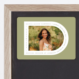 Sweet Arch Graduation Announcement Magnets