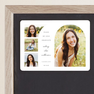 Organized Arches Graduation Announcement Magnets