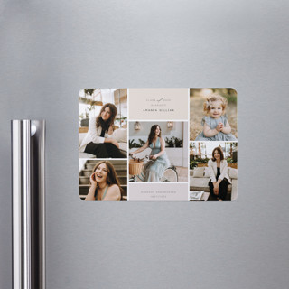 Simple collage Graduation Announcement Magnets