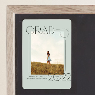 Mod Grad Graduation Announcement Magnets