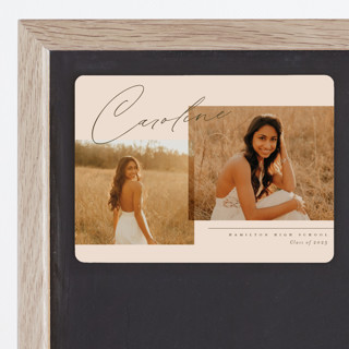 Chic Collage Graduation Announcement Magnets