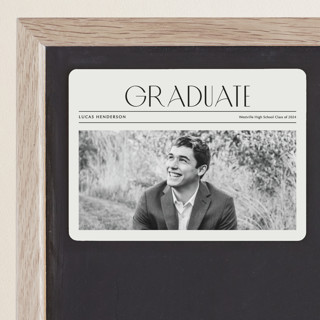 newspaper Graduation Announcement Magnets