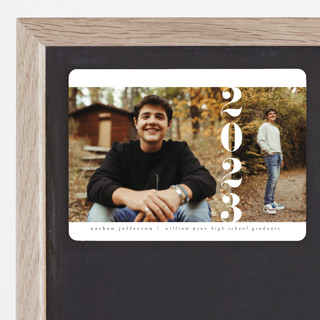 Grad Year Graduation Announcement Magnets