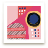 Fun Patterns on Pink by Melanie Biehle
