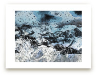 Stylised landscape by Oana Prints