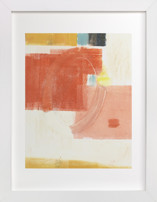 Red Circle Composition Fine Art Prints