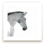 White Stallion in Profi... by Stephanie Toral