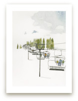 Ski Lift by Monica Loos