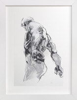 Drawing 369 - Standing Man Fine Art Prints