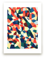 Spanish Mosaic Abstract by Pooja Pittie