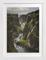 Icelandic Canyon Fine Art Prints