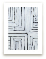 GPS White Stripes and B... by Lauren Rutley