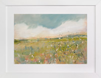 Waiting by the Wildflowers Fine Art Prints