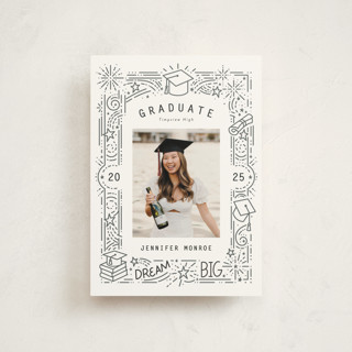 Dream Big Grad Graduation Announcement Postcards