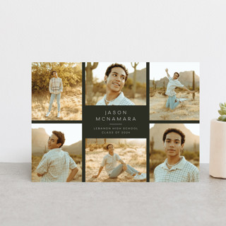 A Taste Of Christmas Graduation Announcement Postcards