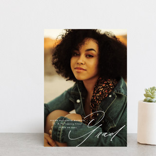 Cut In Graduation Announcement Postcards