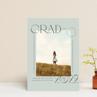 Mod Grad Graduation Announcement Postcards