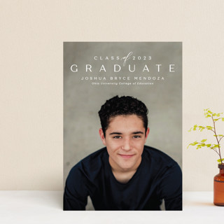 Forward Graduation Announcement Postcards
