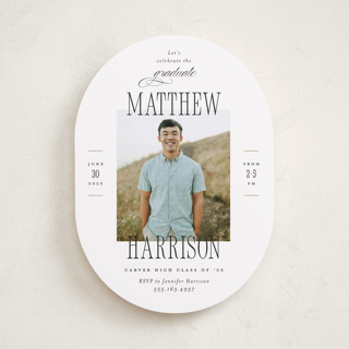 Posh Party Graduation Party Invitations