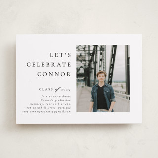 Divided Graduation Party Invitations