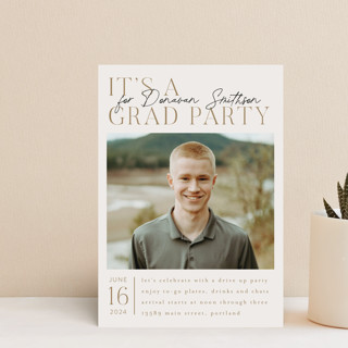 Grad Celebration Graduation Party Invitation Postcards