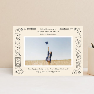 Iconic Graduation Party Invitation Postcards