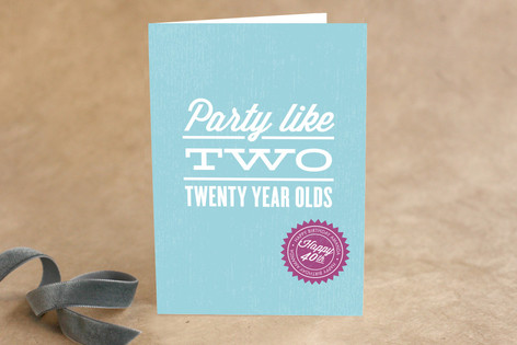 Party Hard Birthday Greeting Cards