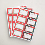 Classic Christmas Foil-Pressed Gift Stickers Gift Stickers