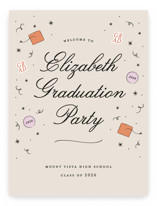 Grad Vibes Graduation Welcome Signs