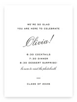 Cecilie Graduation Welcome Signs