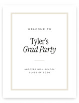 Seventeen Graduation Welcome Signs