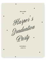 The Modern Graduation Welcome Signs