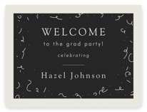 Minimalism Graduation Welcome Signs