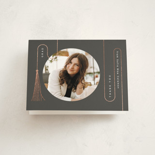 Tale of Tassel Foil-Pressed Graduation Thank You Cards